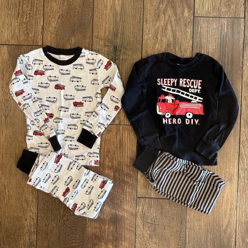 4T Carter's Fire Truck Pajamas